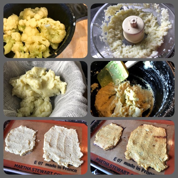 Making HMR Cauliflower Tortillas